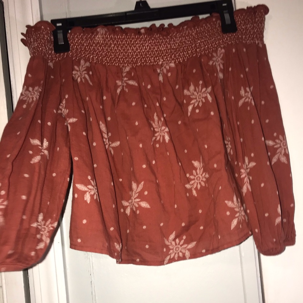 Off the shoulder blouse